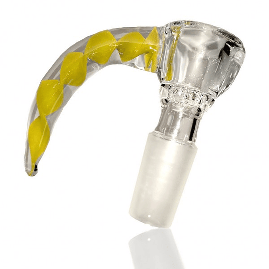 Calvo Glass Quemador cuerno - Macho 14mm