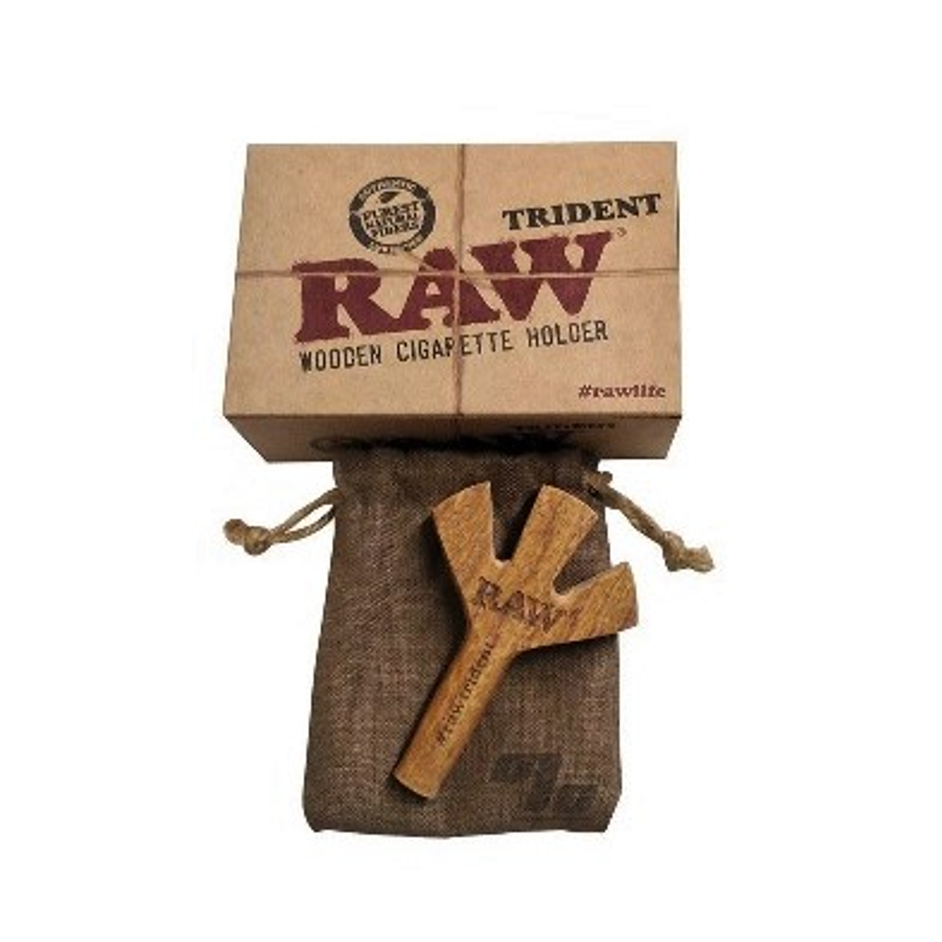 Tridente RAW de Madera 1