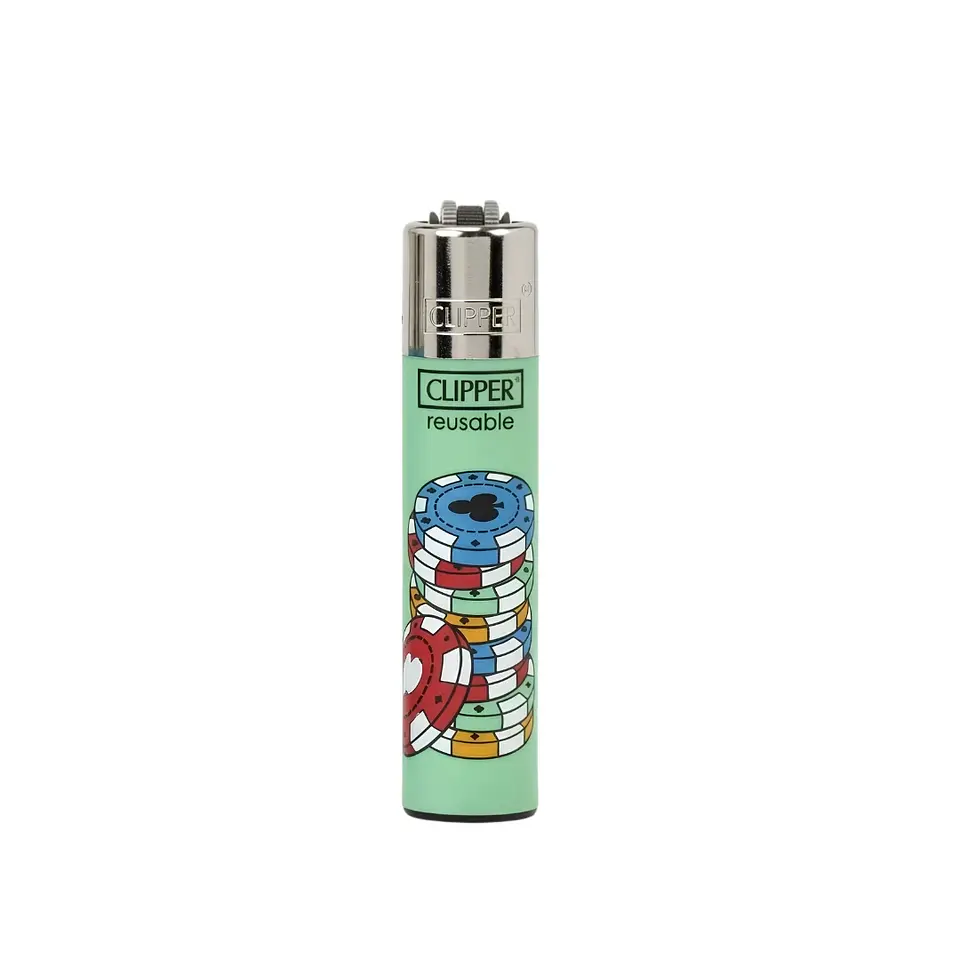 Encendedor Clipper Poker Games 3 5