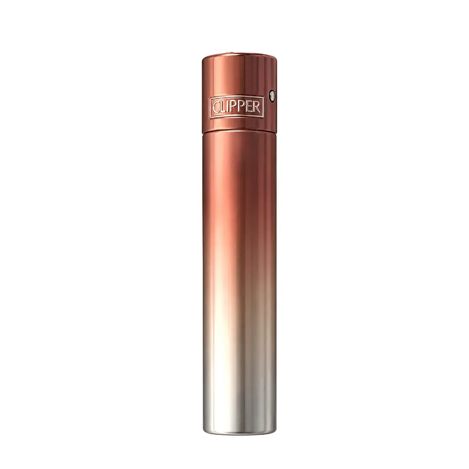 Encendedor Clipper Metálico Silver Gradient 3
