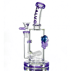 Calvo Glass Implosion Gotas 22cm - Purple