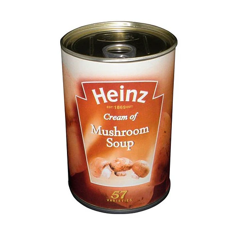 Latas de Ocultación - Distintas comidas
