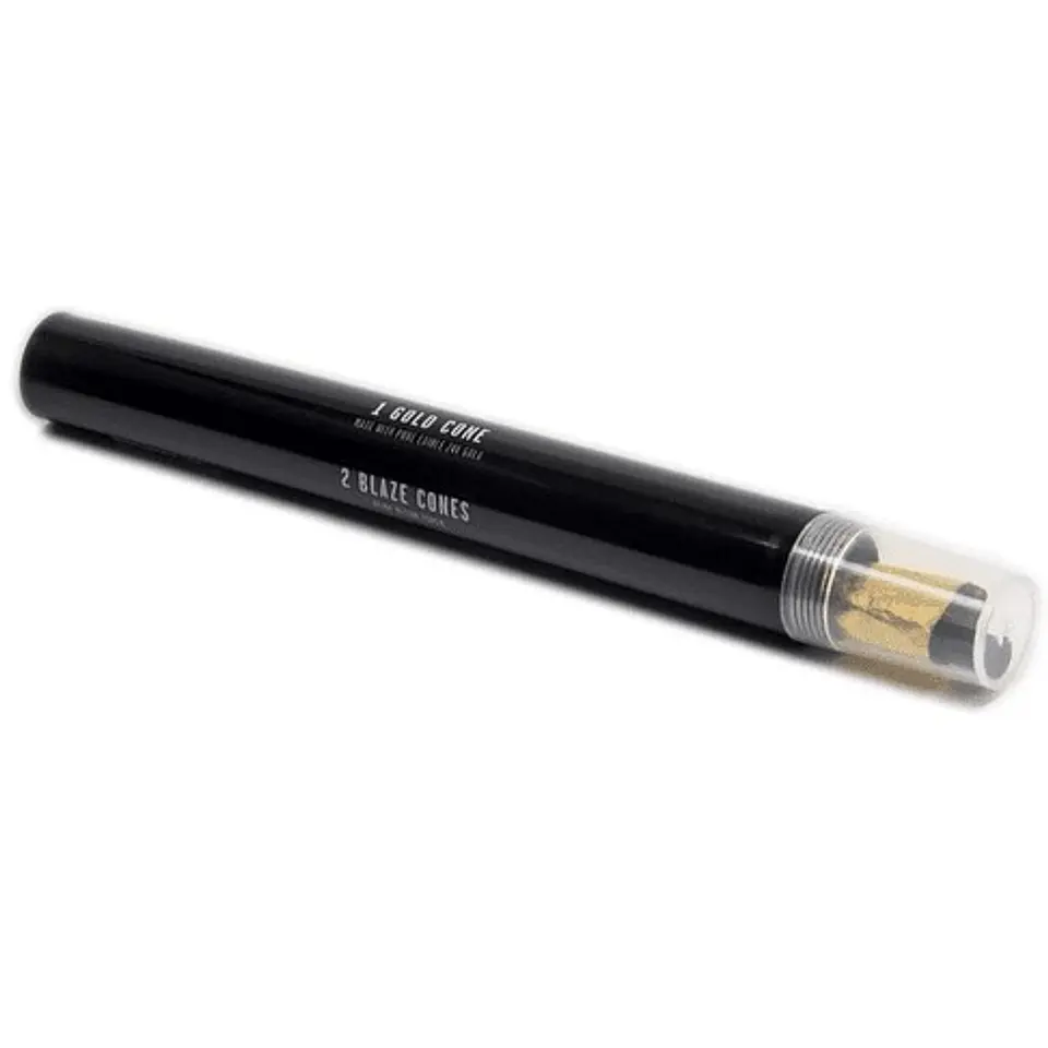 Shine®​ 24K Cono de Oro King Size + 2 Conos Blaze hemp 1