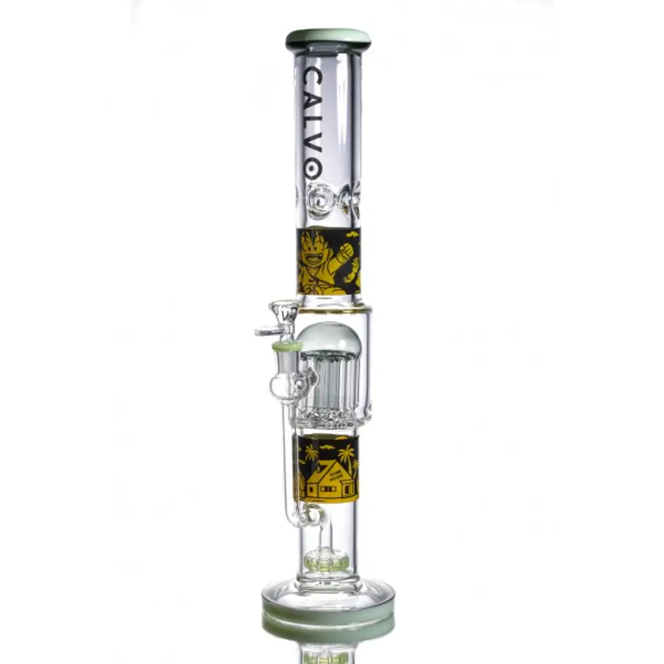 Calvo Glass Bong Tree Perc Dragon Ball 43cm 2