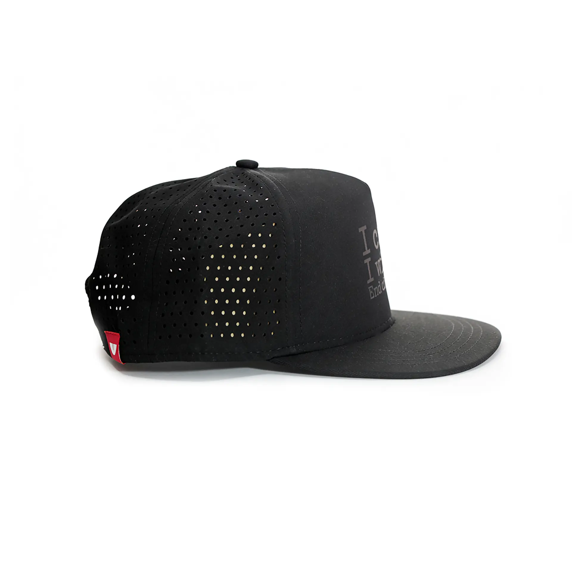 Trucker Cap Funbox Flat Micro I Can I Will Black 4