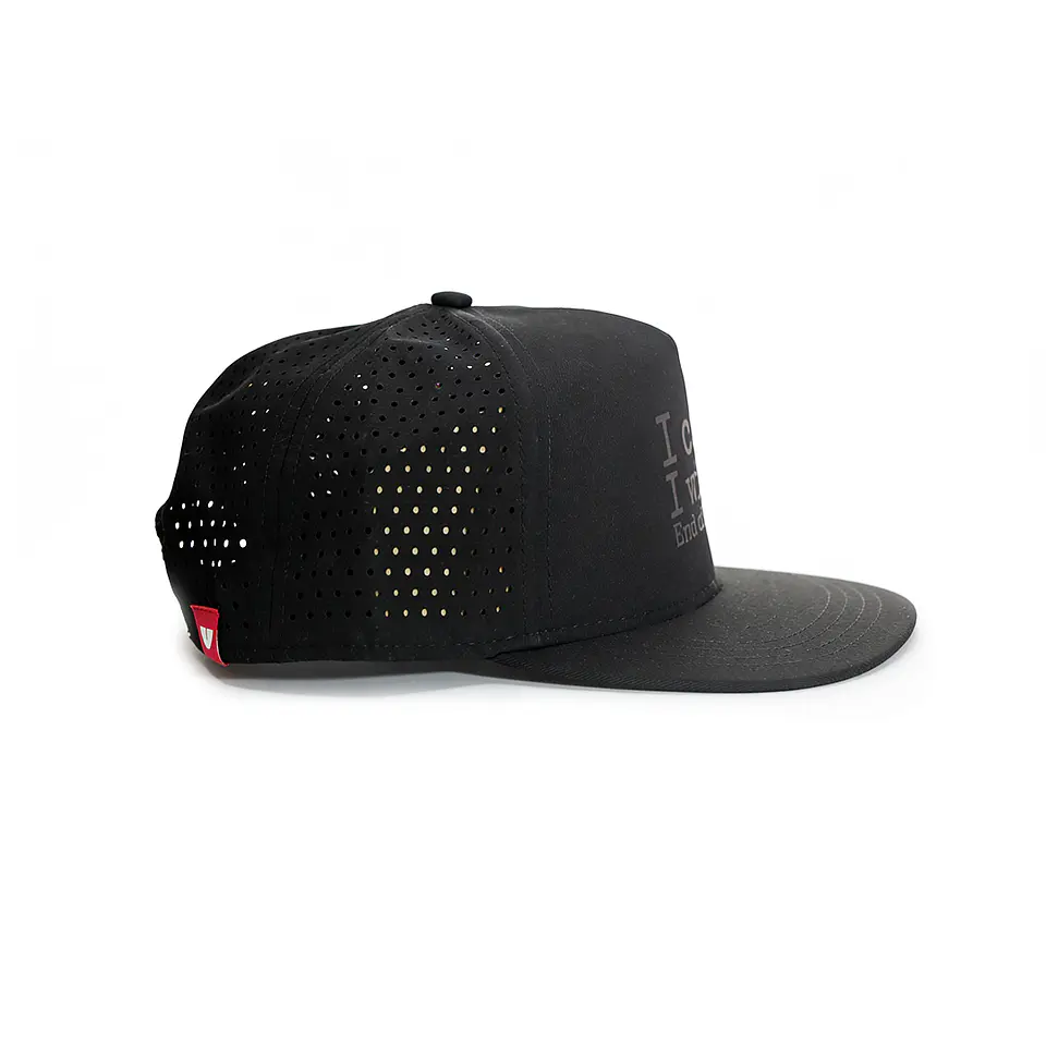 Trucker Cap Funbox Flat Micro I Can I Will Black 4