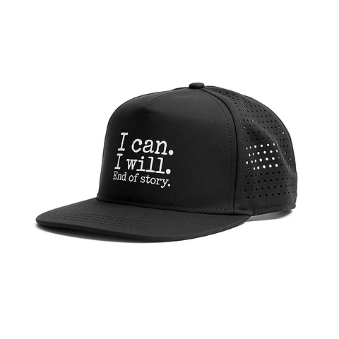 Trucker Cap Funbox Flat Micro I Can I Will White