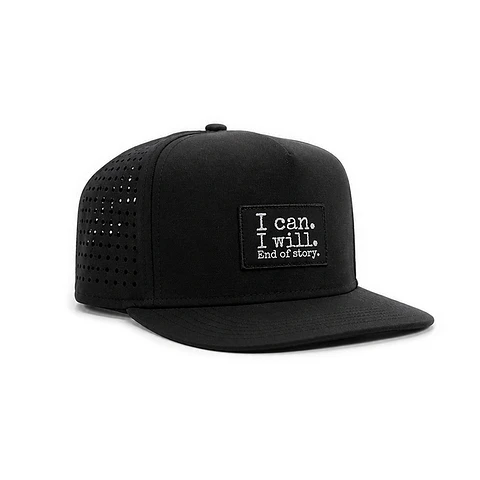Trucker Cap Funbox Flat Micro I Can I Will Patch