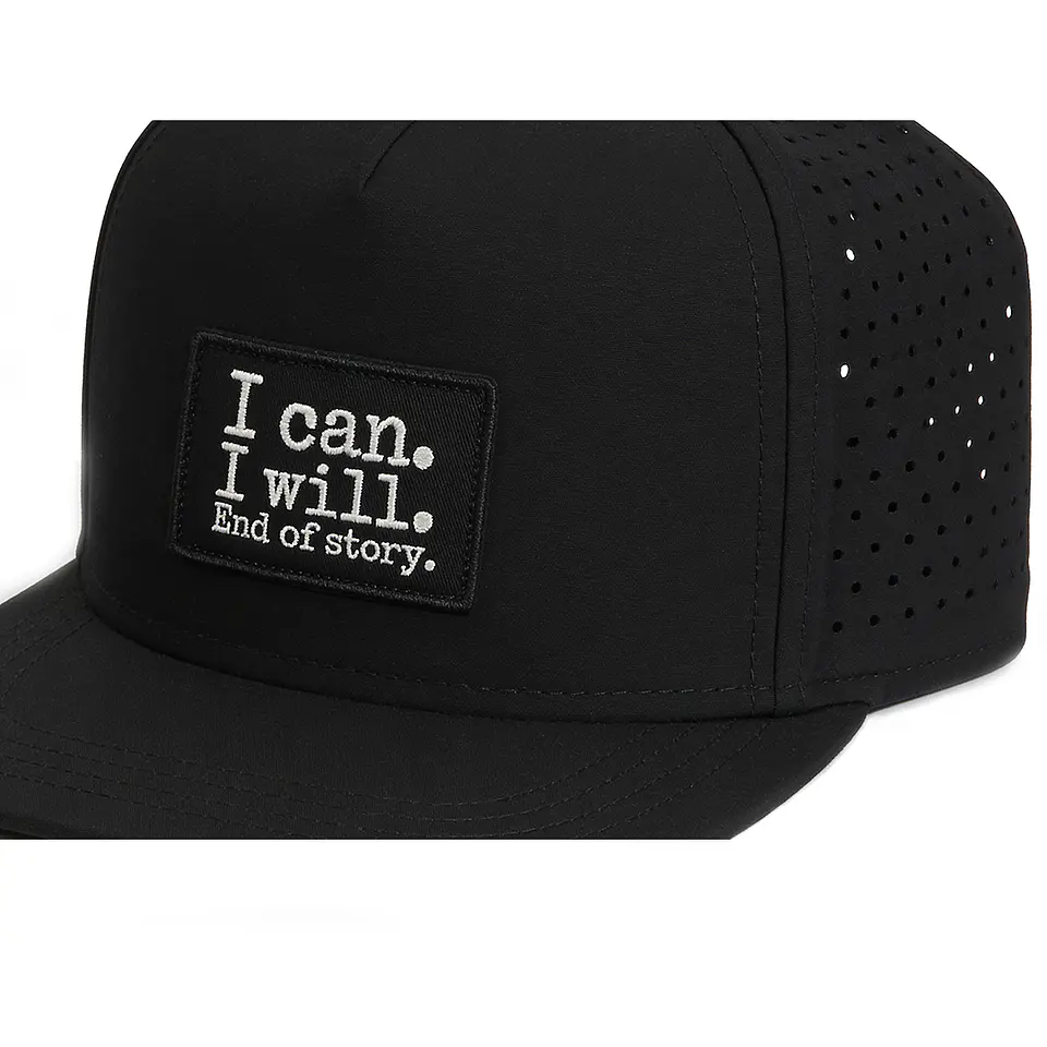 Trucker Cap Funbox Flat Micro I Can I Will Patch 3