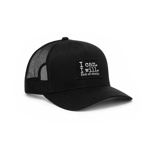 Trucker Cap Funbox I Can I Will Patch