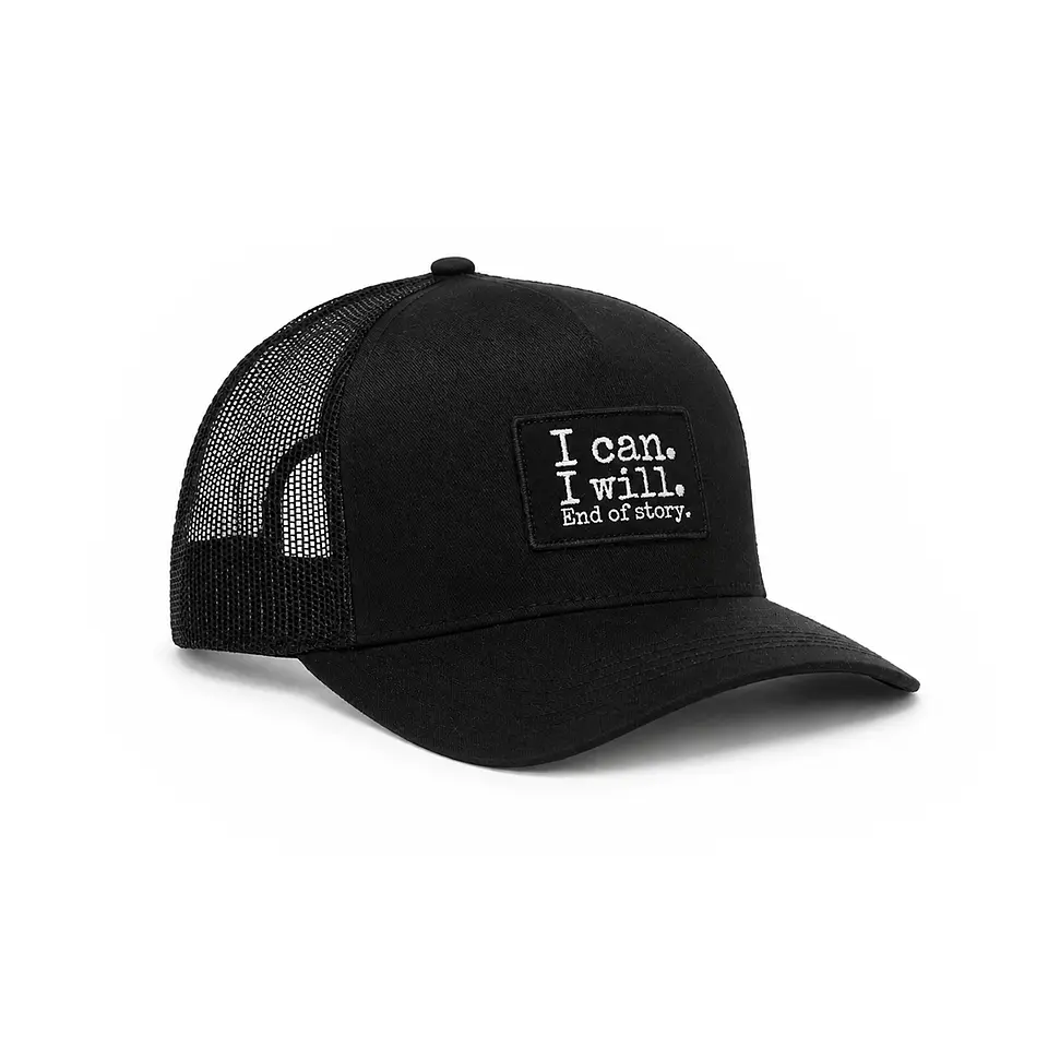 Trucker Cap Funbox I Can I Will Patch 1