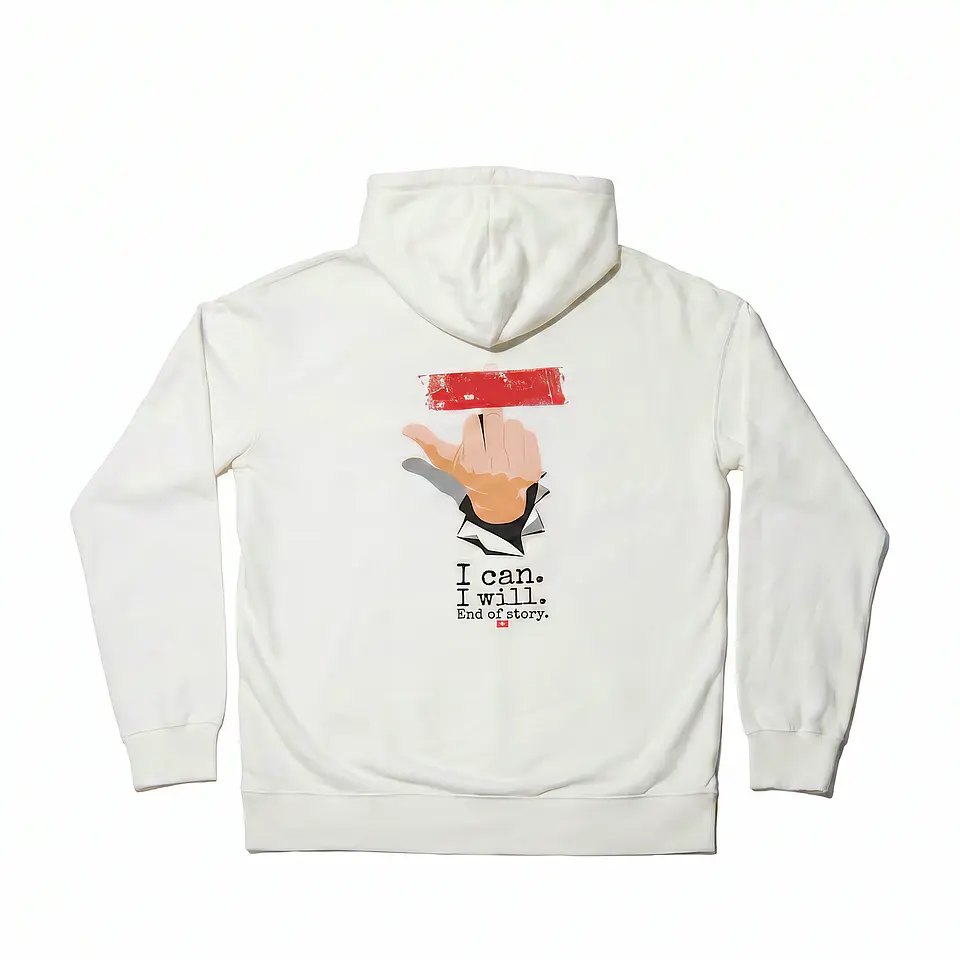 Sweat Hood Funbox I Can I Will Finger 3