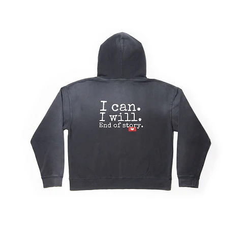 Sweat Hood Funbox I Can I Will Whashed