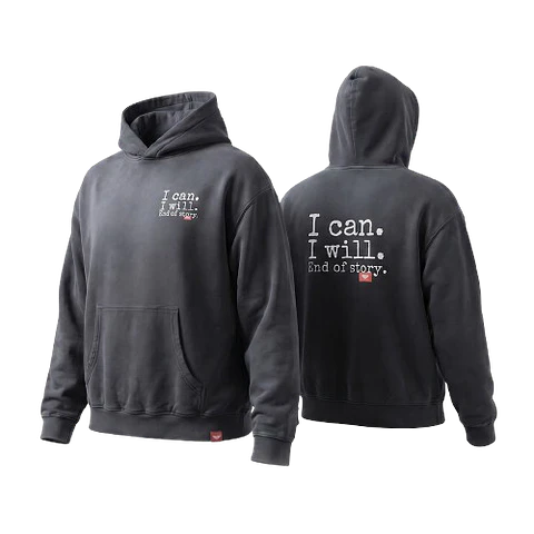 Sweat Hood Funbox I Can I Will Whashed
