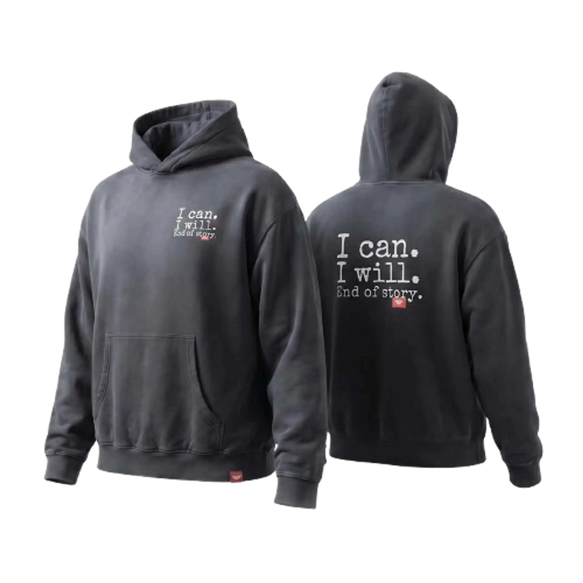 Sweat Hood Funbox I Can I Will Whashed 1