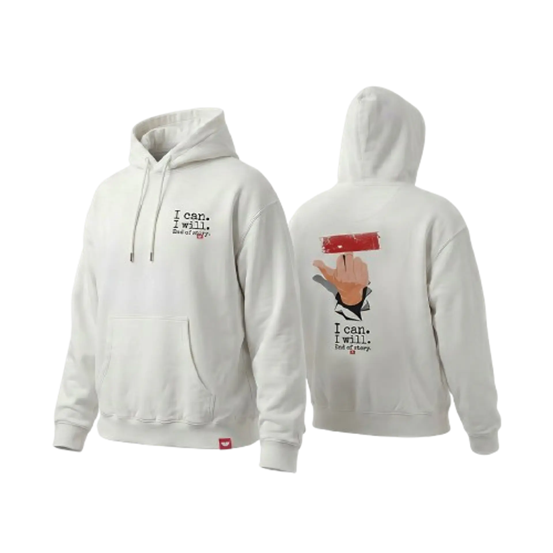 Sweat Hood Funbox I Can I Will Finger 1