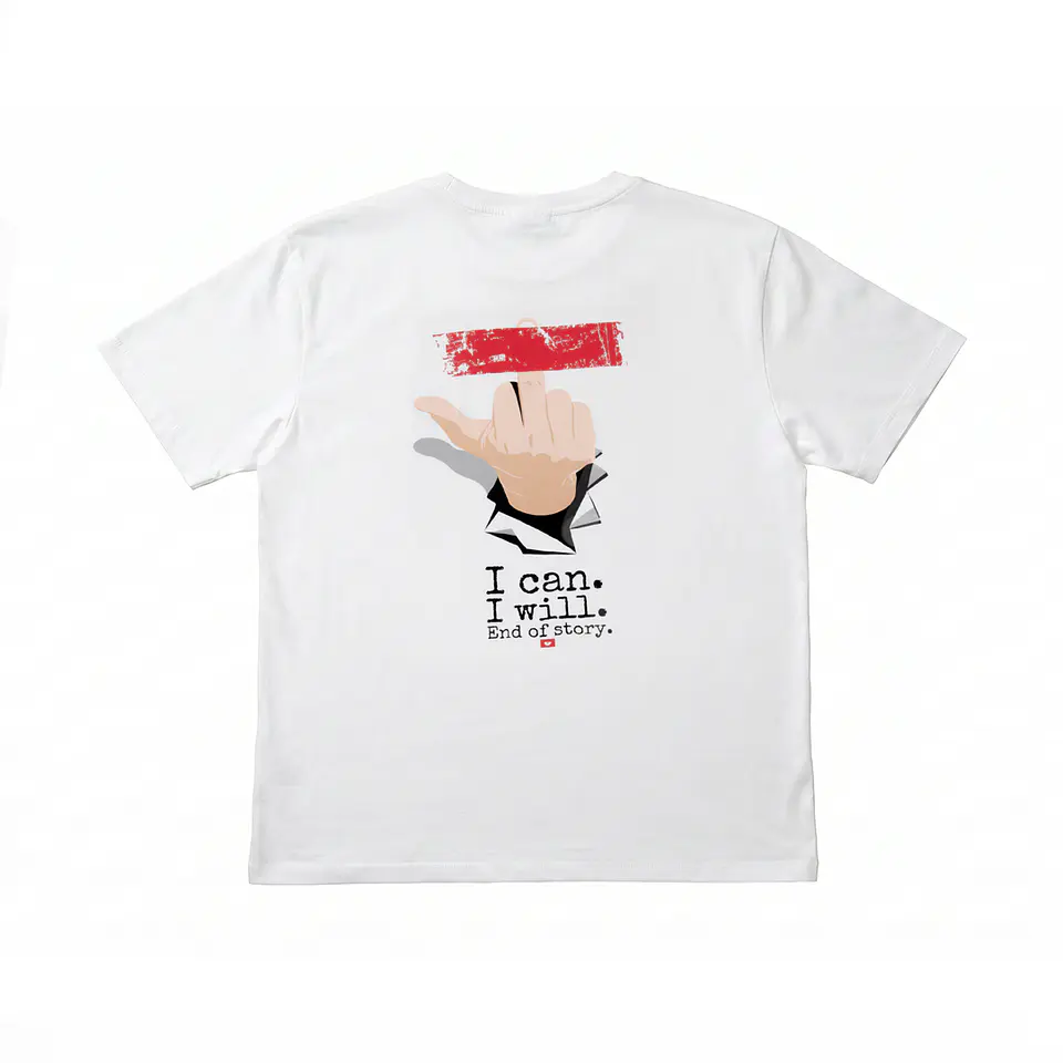 T-Shirt Funbox I Can I Will Finger 1
