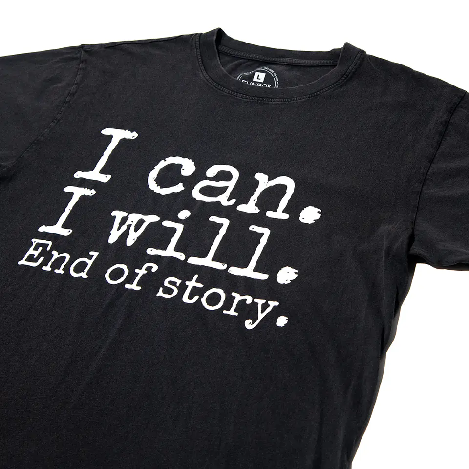 T-Shirt Funbox I Can I Will Washed 3