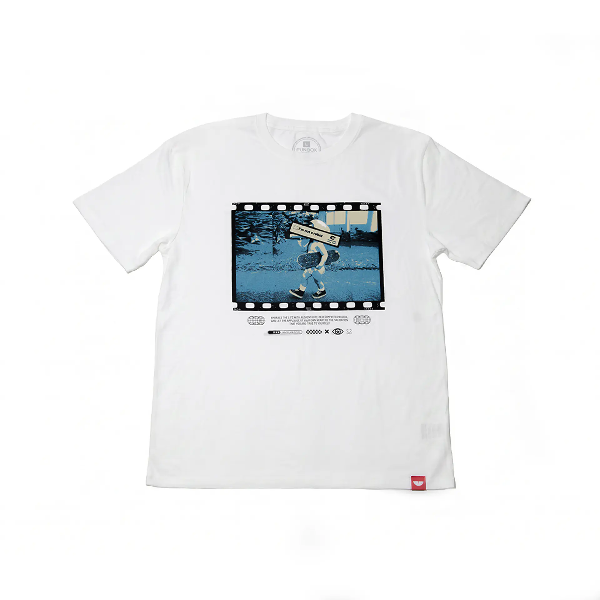 T-Shirt Funbox I Am Not a Robot Skate 1