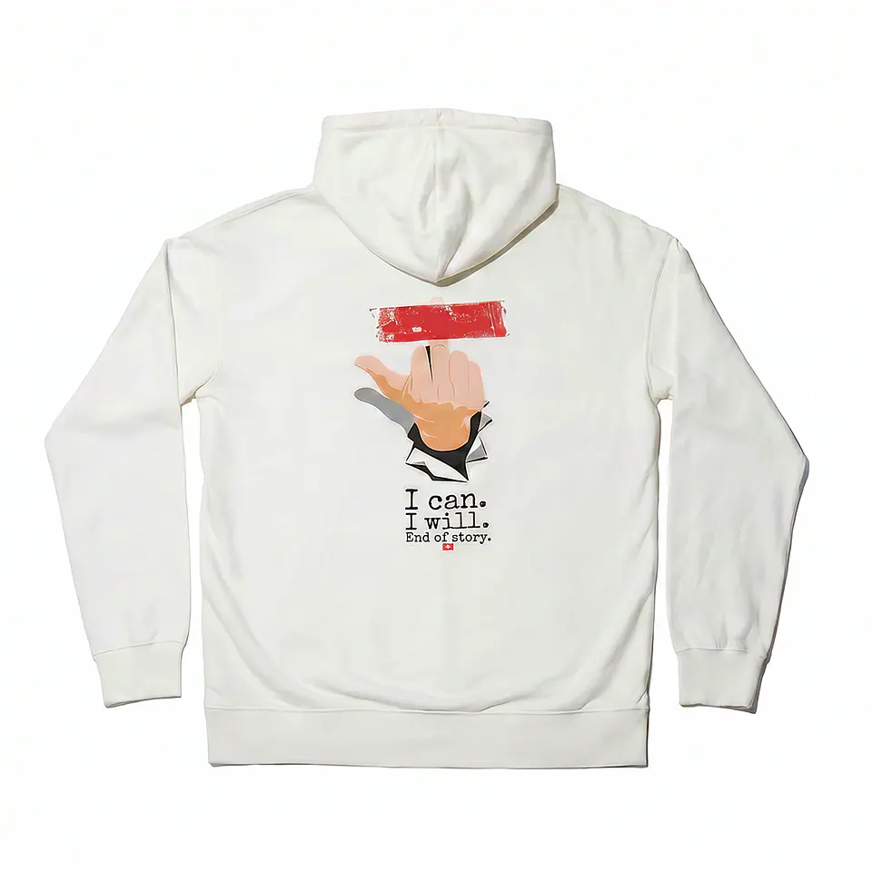 Sweat Hood Funbox I Can I Will Finger 1