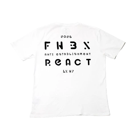 T-Shirt Funbox Anti Establishment React