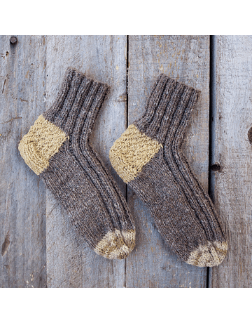 Medium Merino Rice Knit Sock