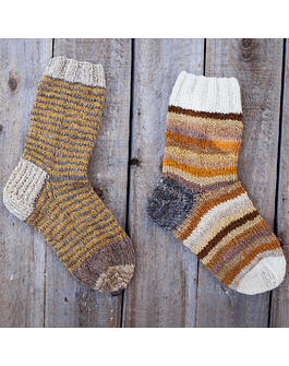 Pack of 2 Merino and Suffolk Wool Long Socks
