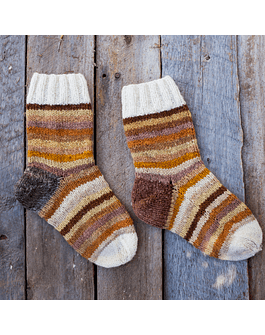 Pack of 2 Colored Merino Long Socks