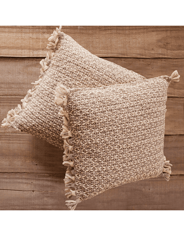 Corriedale Sheep Wool Cushions Ojo de Huanaco