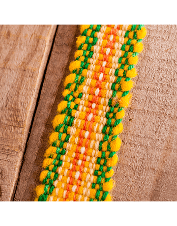 Mapuche Loom Corriedale Sheep Wool Bookmark