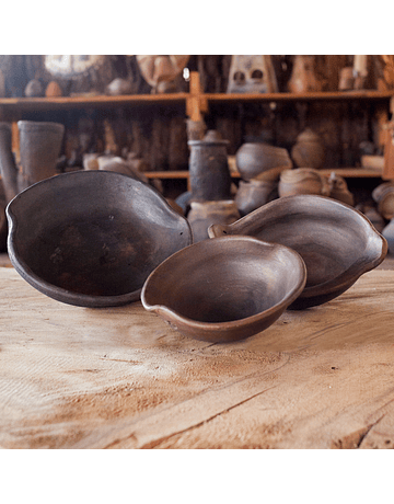 Set 3 Bowls made with Marchigüe Clay 