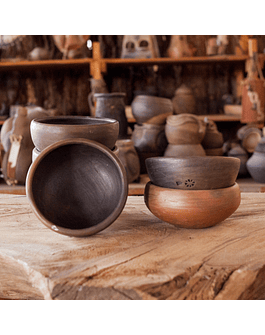 Set of 6 Medium Bowls made with Marchigüe Clay