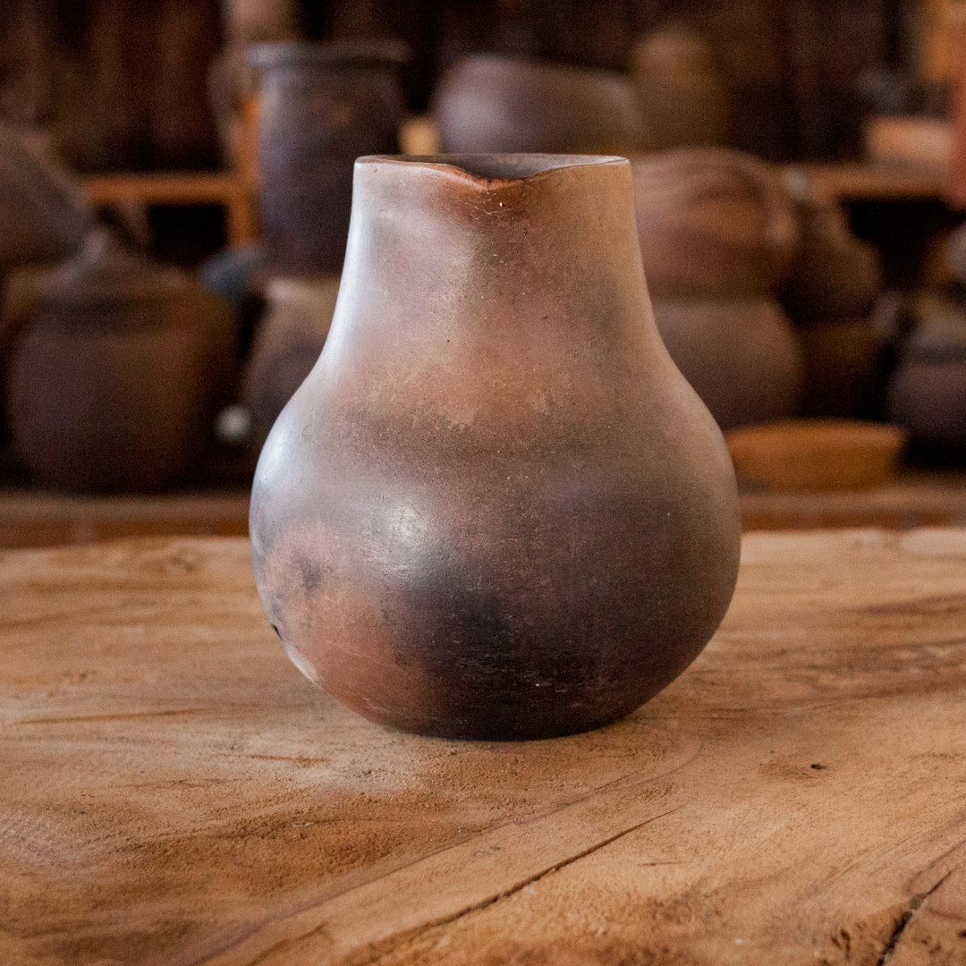 Small Moorish Brown Jar made with Marchigüe Clay