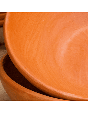Vassoio Circolare Grande in Ceramica di Pañul