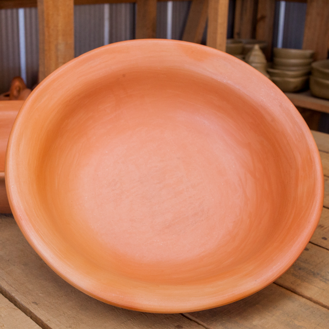 Pañul Ceramic Large Round Platter with Rim