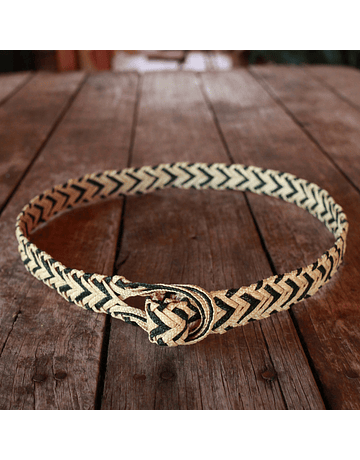 Quitral Natural Braided Belt