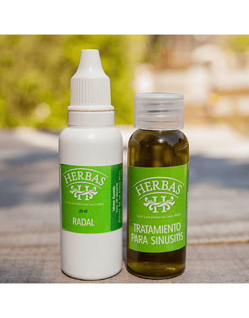 Phytotherapy Drops Pack. Radal and Sinusitis Treatment