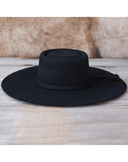 Black Cloth Hat
