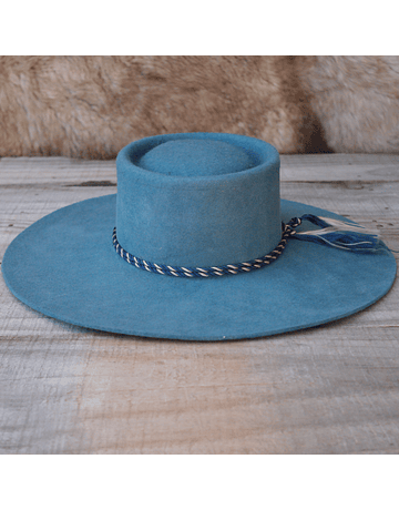 Petrol Gray Cloth Hat