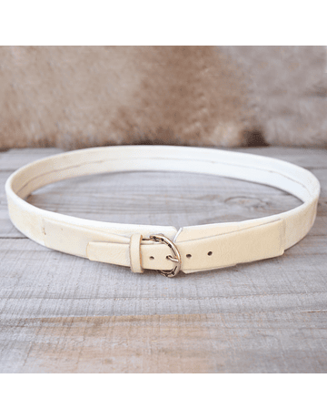 Raw Leather Belt