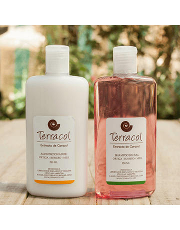 Terracol Pack Shampoo and Conditioner Nettle, Rosemary and Honey 