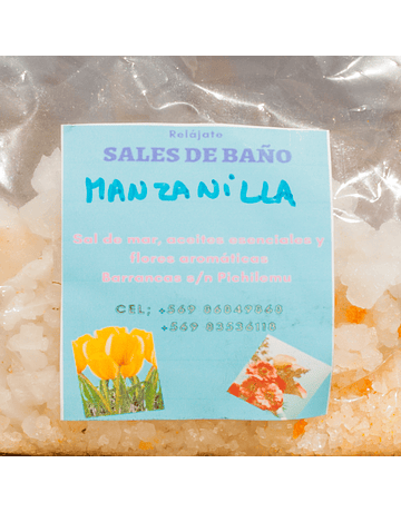 Sal de Baño con Manzanilla Barrancas