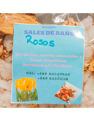 Bath Salt with Roses Barrancas 