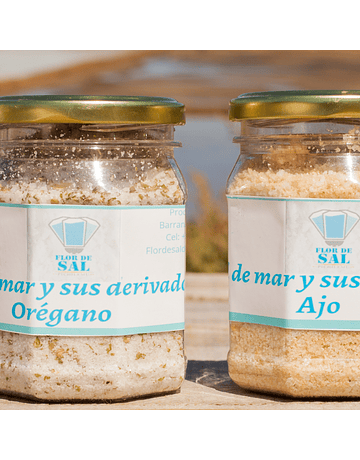 Pack 2 Salt. Oregano and Garlic
