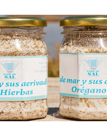 Pack 2 Salt. Fine Herbs and Oregano