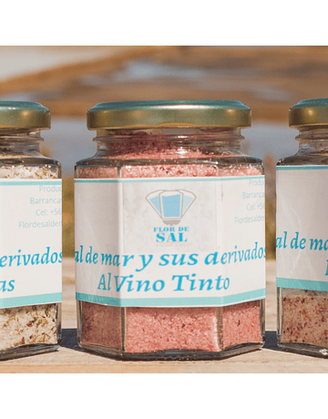 Pack 3 Seasoned Salt Fine Herbs, Red Wine and Merkén