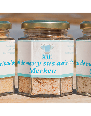 Pack 3 Salt. Seasoned with Garlic, Merkén and Oregano