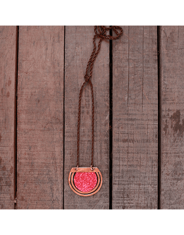 Copper Red Theatine Necklace