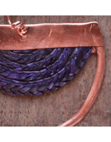 Copper Purple Theatina Hoops