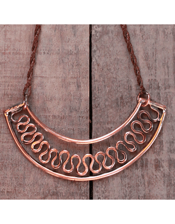 Copper Tiara Necklace